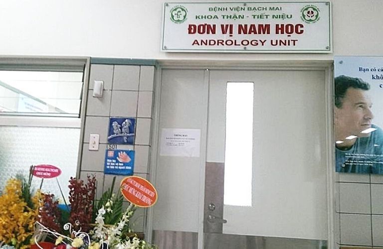 Đơn vị Nam học bệnh viện Bạch Mai chính thức đi vào hoạt động từ năm 2016
