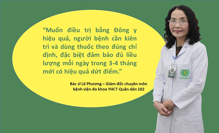 Bác sĩ Lê Phương - Giám đốc chuyên môn bệnh viện đa khoa YHCT Quân Dân 102
