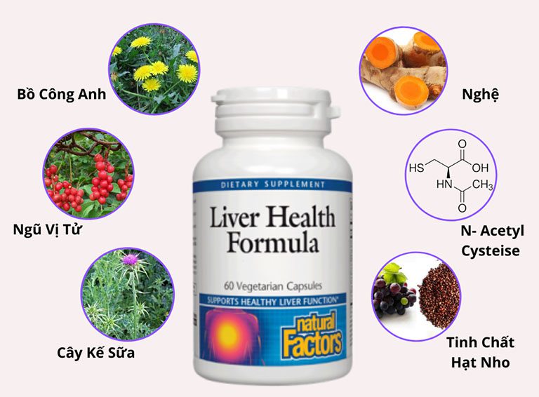 Liver Health Formula là sản phẩm mang thương hiệu Mỹ