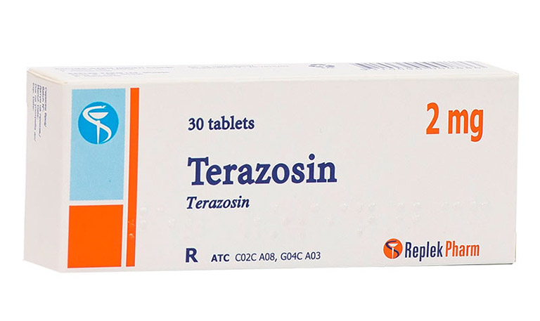 Terazosin thuộc nhóm thuốc điều trị viêm tuyến tiền liệt chẹn alpha