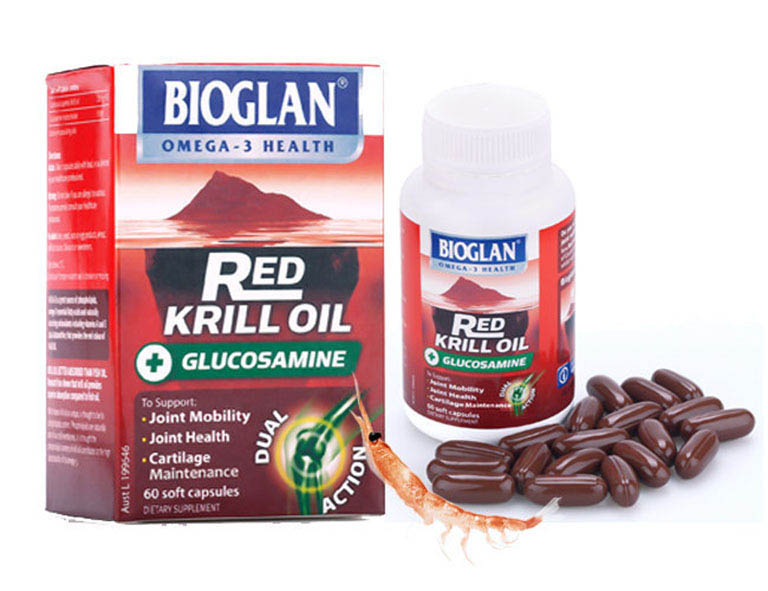 Thuốc xương khớp Úc Bioglan Red Krill Oil & Glucosamine