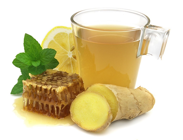 Sử dụng trà gừng giúp trị viêm họng hiệu quả