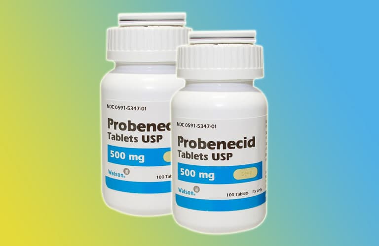 Probenecid đào thải axit uric dư thừa trong cơ thể