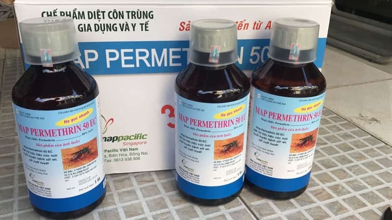 Permethrin thuốc giảm ngứa cho người bị viêm da Demodex
