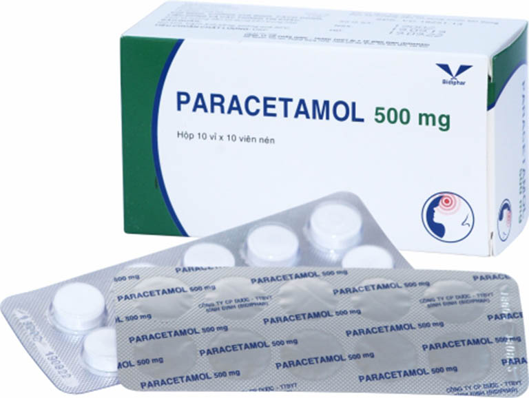Paracetamol có tác dụng giảm đau, hạ sốt do viêm amidan