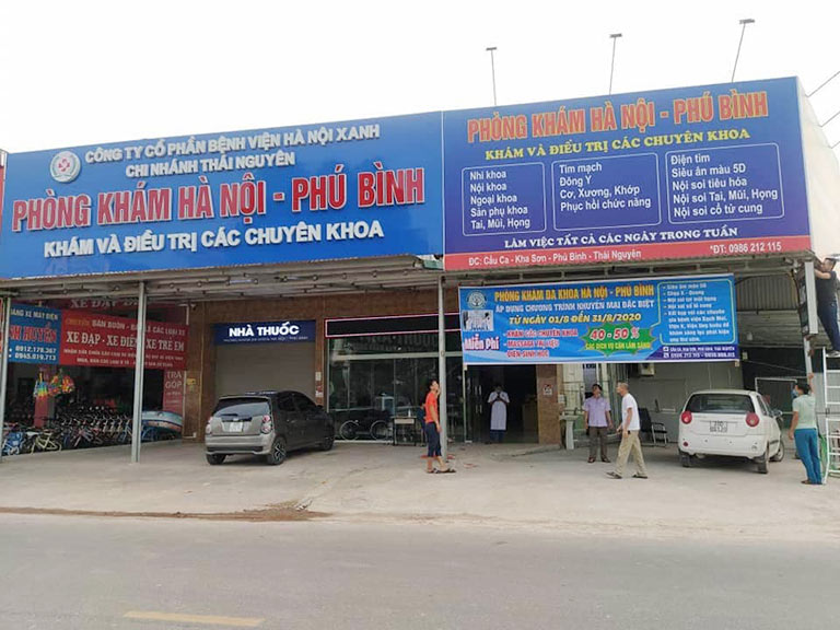 Phòng khám Đa khoa Hà Nội - Phú Bình tọa lạc tại Thái Nguyên