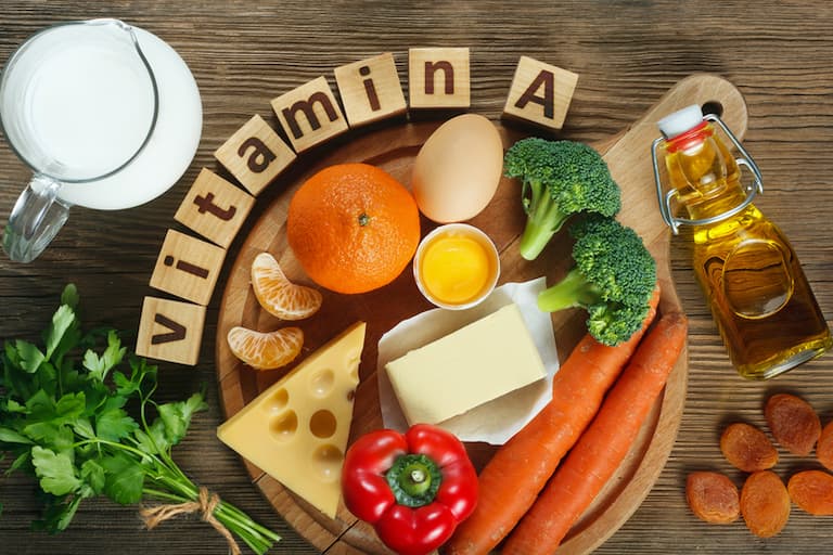 Người bệnh nên tích cực bổ sung thêm các loại thực phẩm giàu vitamin A