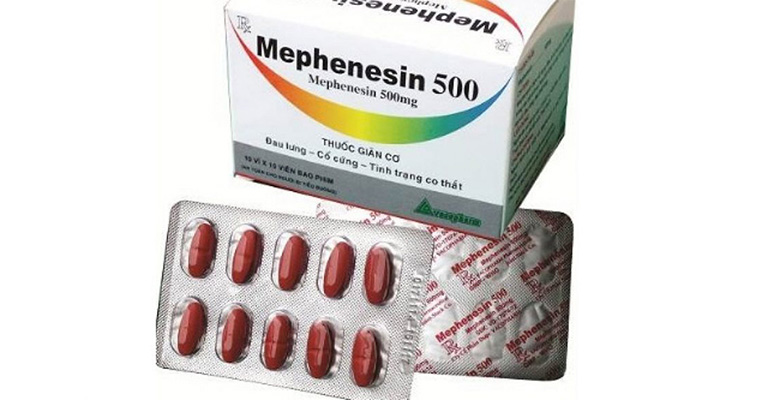 Mephenesin thường được chỉ định khi viêm đau khớp vai có đi kèm co thắt cơ