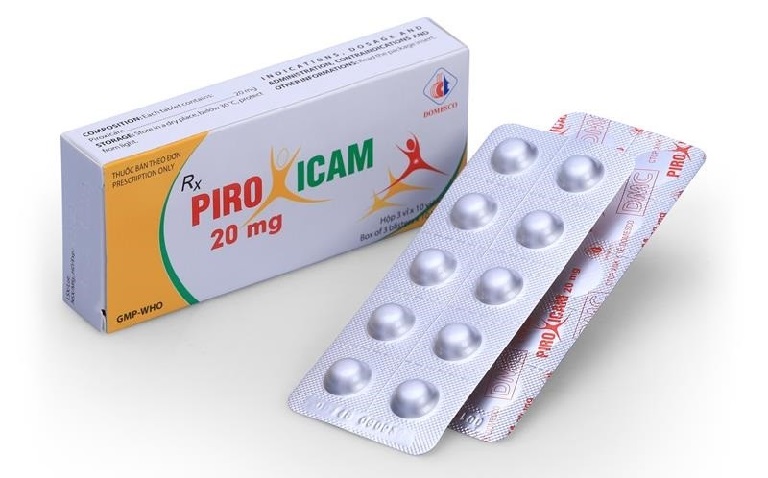 Piroxicam là loại thuốc được sử dụng nhiều trong điều trị viêm khớp thái dương hàm
