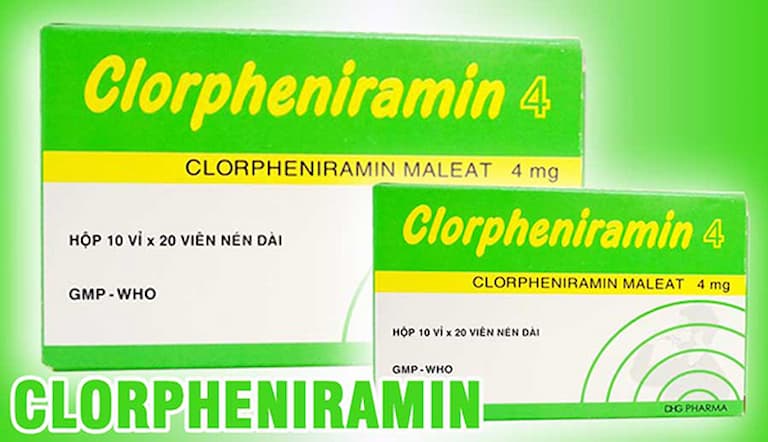 Clorpheniramin là thuốc điều trị viêm xoang cấp giúp thông mũi dang viên uống