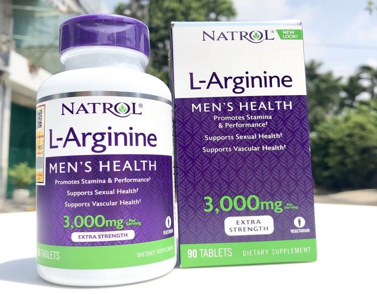 Viên uống Natrol L-Arginine 3000mg sở hữu nhiều loại vitamin và khoáng chất giúp cải thiện cả về thể lực lẫn sinh lực