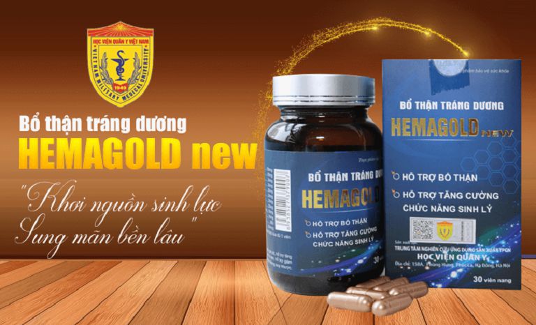 Hemagold là sản phẩm giúp đẩy lùi xuất tinh sớm được Bộ Y tế cấp phép