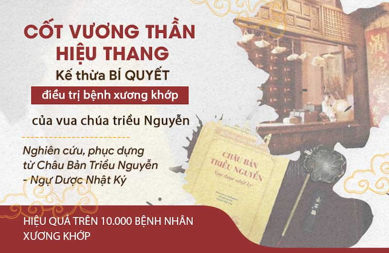 Bài thuốc Cốt vương thần hiệu thang phục dựng tinh hoa YHCT triều Nguyễn
