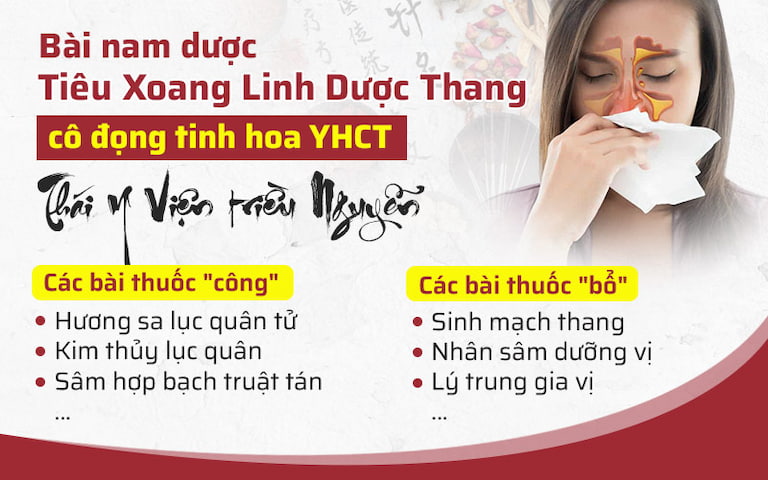 Bài thuốc Tiêu Xoang linh dược thang kế thừa tinh hoa YHCT triều Nguyễn