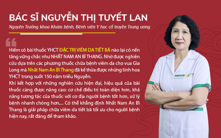Bác sĩ Tuyết Lan chia sẻ về Nhất Nam An Bì Thang
