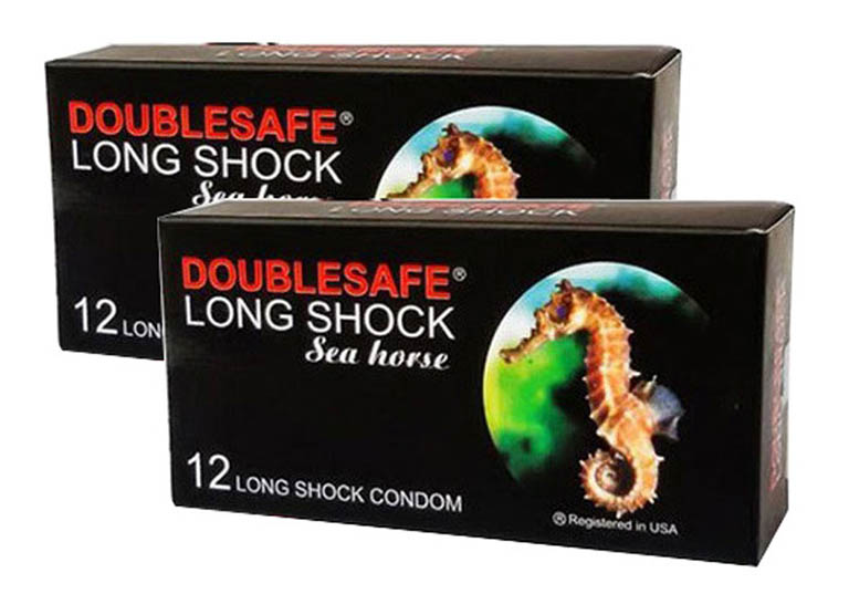 Double Safe Long shock seahorse là loại bao cao su chống xuất tinh sớm hiệu quả