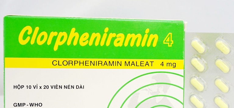 Thuốc trị mẩn ngứa Chlorpheniramine