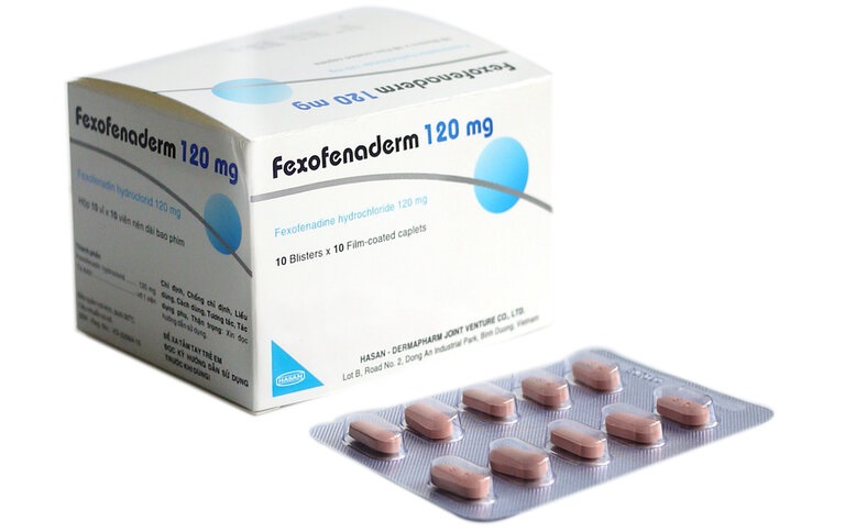 Thuốc trị mề đay cho trẻ em hiệu quả Fexofenadine
