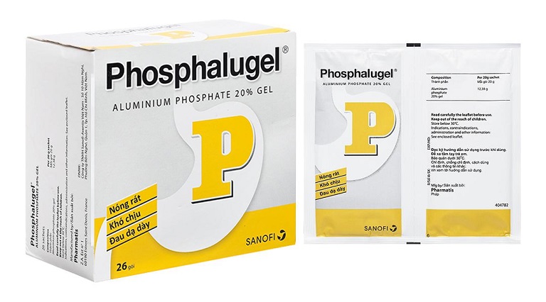 Thuốc trị đau dạ dày chữ P Phosphalugel là một loại thuốc nổi tiếng