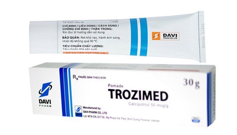 Bào chế dưới dạng kem bôi, Trozimed được nhiều người bị bệnh vảy ưu tiên sử dụng