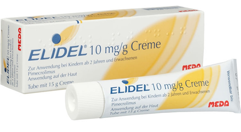 Kem bôi Elidel được dùng điều trị các bệnh da liễu như vảy nến, viêm da cơ địa