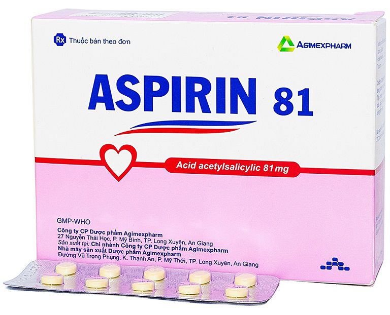 Thuốc Acetylsalicylic (ASA) chống tập kết tiểu cầu