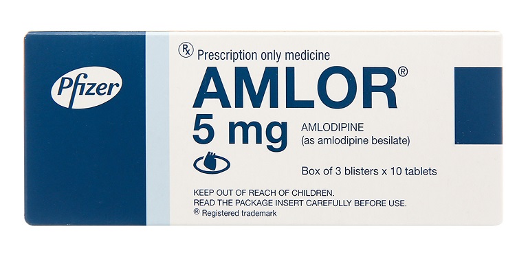 Thuốc điều trị cao huyết áp Amlor 5mg của Đức