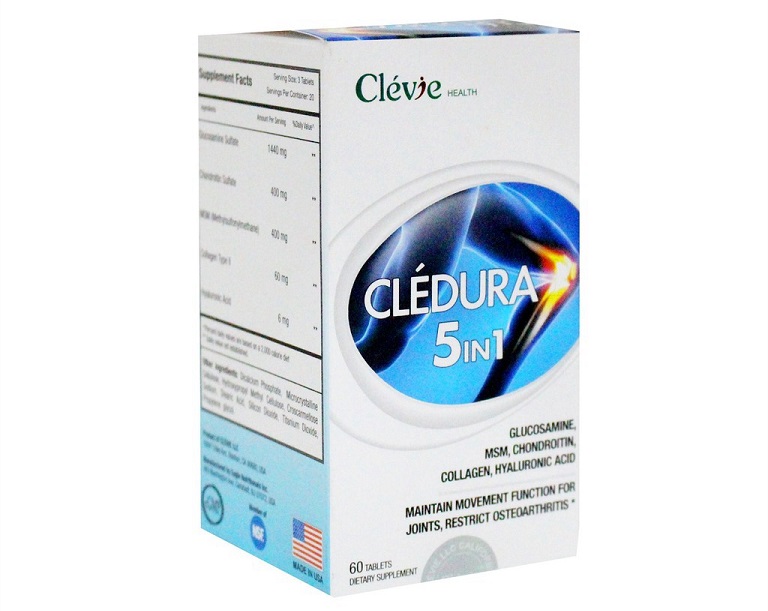 Clevie Health Cledura 5In1 giảm đau xương khớp