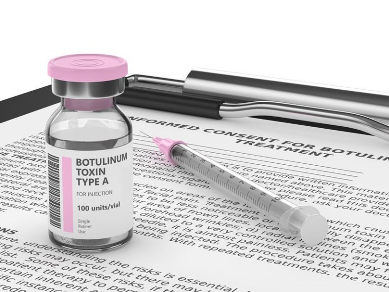 Tiêm botulinum toxin được áp dụng khi người bệnh bị tổ đỉa giai đoạn nặng