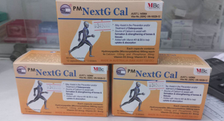 NextG Cal đã được cục Quản lý Dược phẩm Úc cấp phép lưu hành rộng rãi