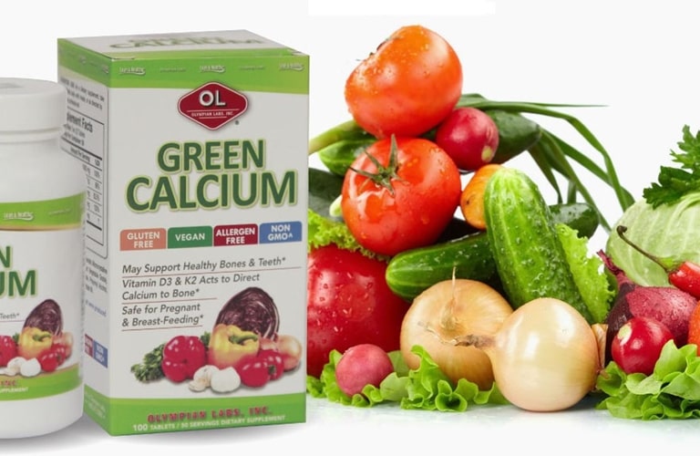 Olympian Labs Green Calcium bổ sung canxi hữu cơ cho mẹ bầu 