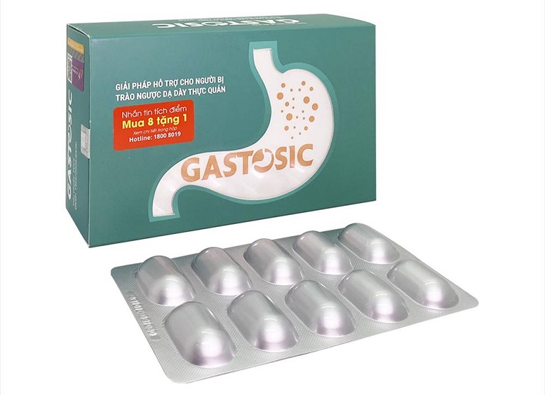 Gastosic giúp cải thiện các triệu chứng của bệnh trào ngược dạ dày