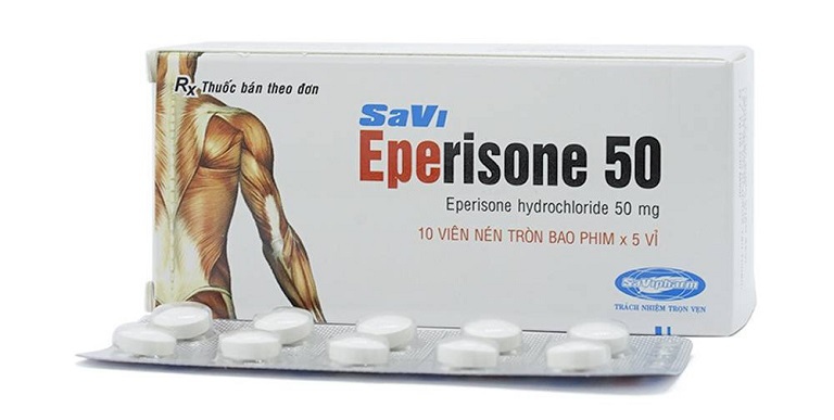 Eperisone là thuốc thuộc nhóm giãn cơ, tăng trương lực cơ