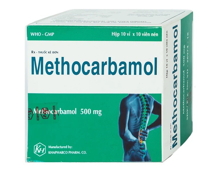 Methocarbamol cho tác dụng nhanh, hiệu quả tích cực