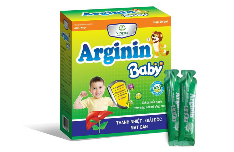 Thuốc mát gan cho trẻ em Arginin Baby Vinpha 