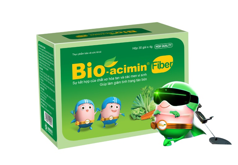 Cốm vi sinh Bio acimin là sản phẩm chống táo bón ở trẻ em