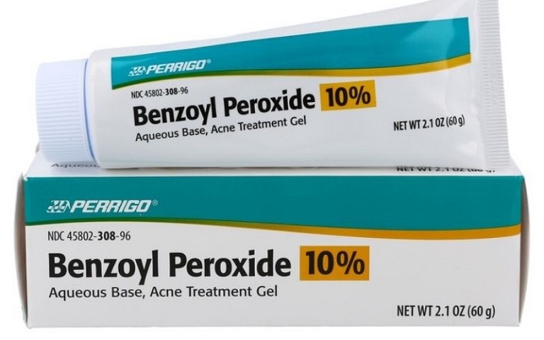 Benzoyl Peroxide dùng để trị viêm da cơ địa từ nhẹ tới trung bình