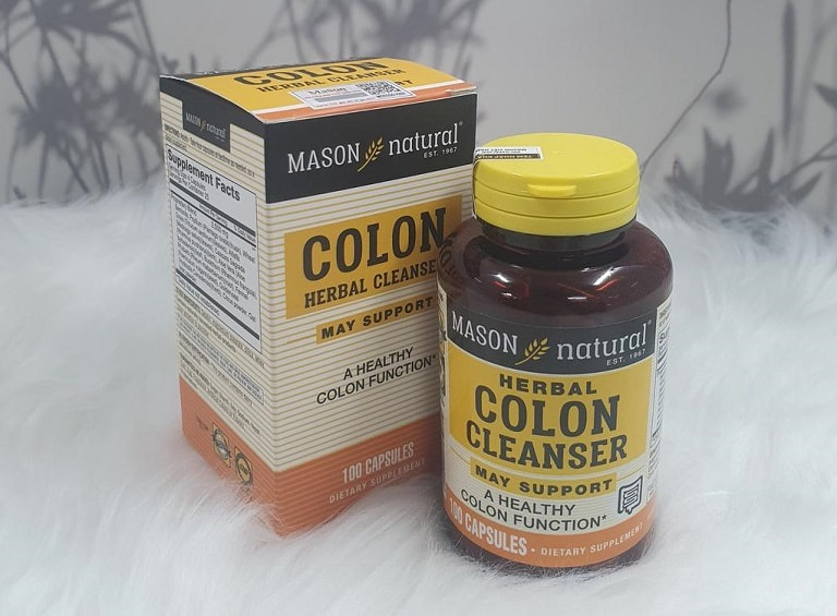 Mason Natural Colon Herbal Cleanser rất phù hợp cho bệnh nhân bị co thắt đại tràng