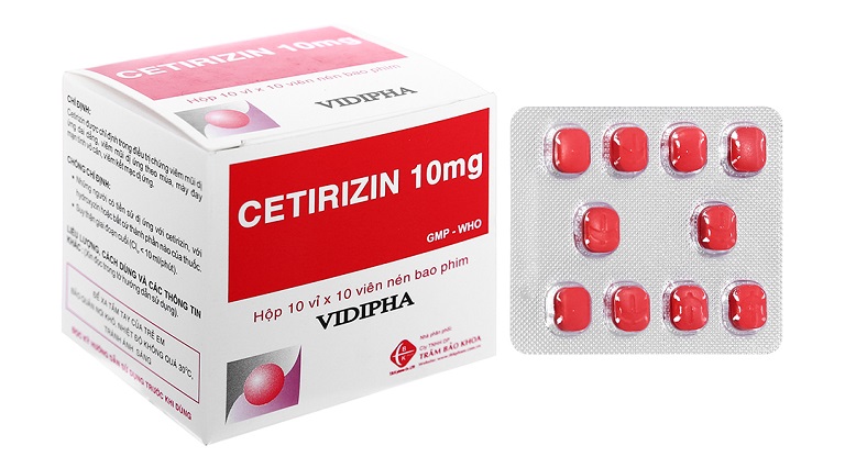 Thuốc kháng histamin Cetirizin