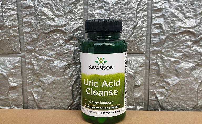 Viên uống hỗ trợ điều trị bệnh gout Swanson Uric Acid Cleanse