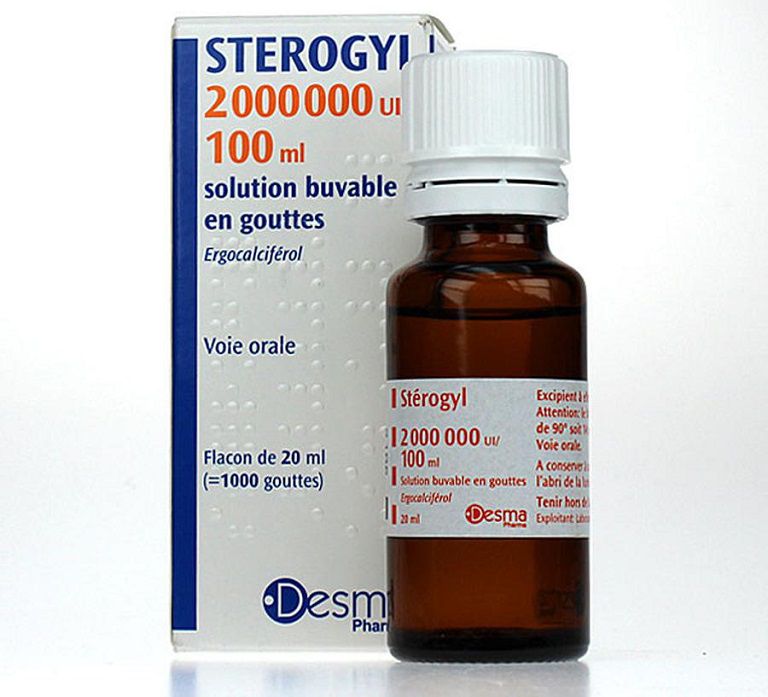 Trẻ bị còi xương nên uống thuốc Sterogyl
