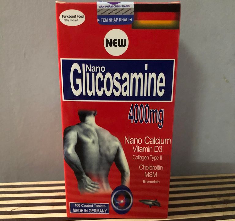 Viên uống cải thiện gout Nano Glucosamine 4000mg