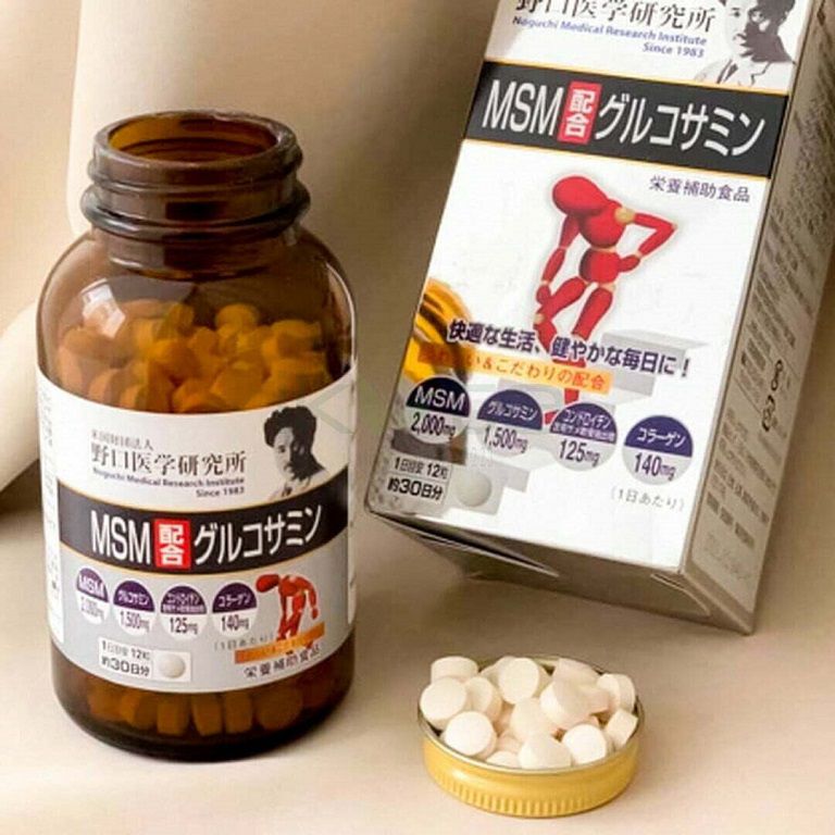 Thực phẩm chức năng của Nhật MSM Glucosamine Noguchi